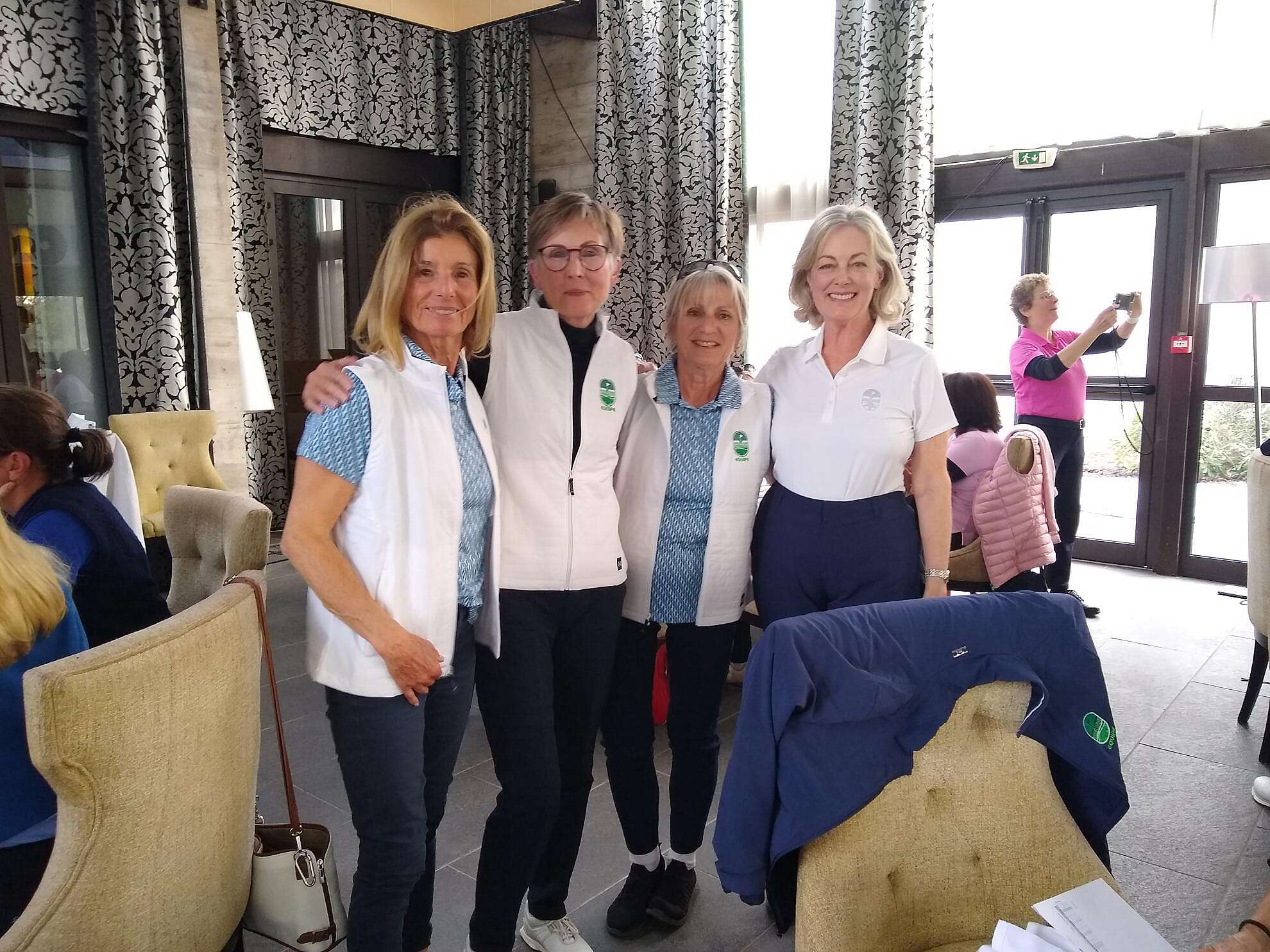 Première compétition interclubs féminins de l'année 2025... Venteuse. 